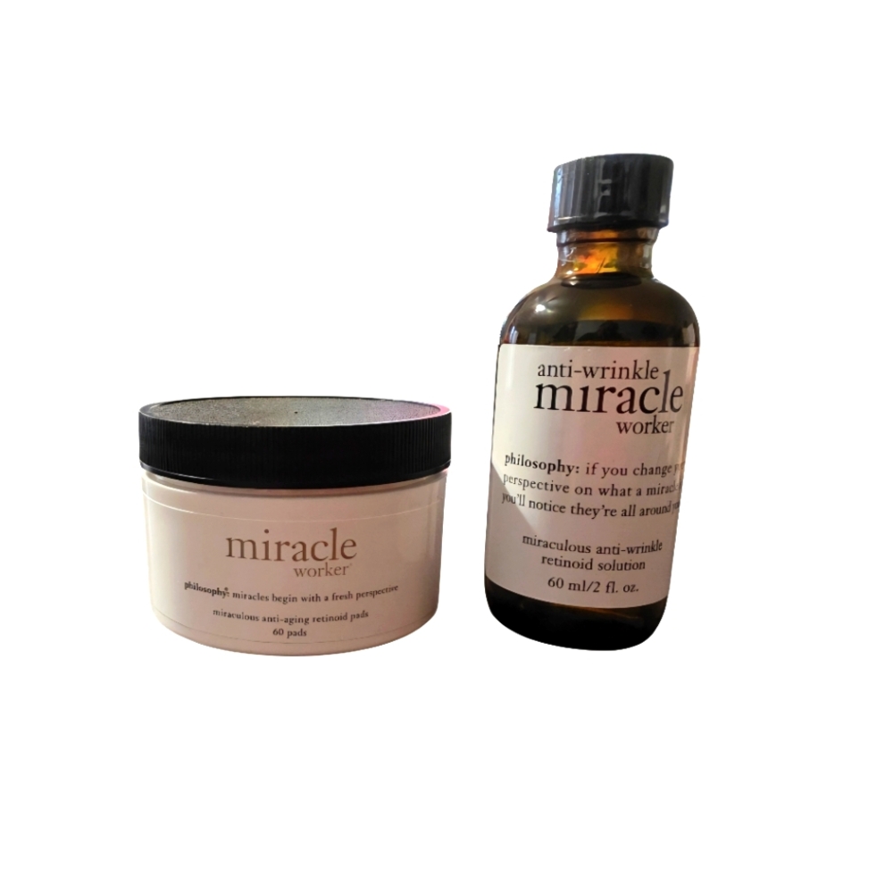 Philosophy Miracle Worker Anti-Wrinkle Duo Retinoid Solution and Pads